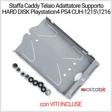 Staffa Caddy Telaio Adattatore Supporto HARD DISK Playstation4 PS4 CUH-12151216
