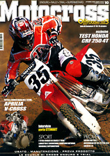 " MOTOCROSS N°10/ OTT.2003 " TEST HONDA CRF 250 4T - APRILIA V-CROSS - 