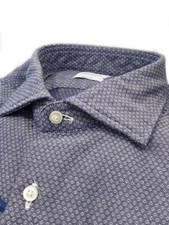 Camicia UOMO cotone stone wash slim fit fantasia "MIRCAM" Varie taglie e colori