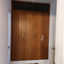 porta in legno noce tanganica