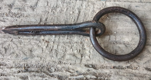 Antico anello ferro battuto - antico,
