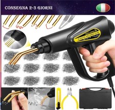 Saldatrice per Plastica 200W Kit Di Riparazione Paraurti Auto Con 1000 Graffette