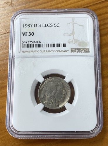 1937 bufalo nichel zampe - 1937, d