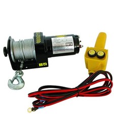 Carpoint Argano Elettrico 1000kg 12V Cavo di 15m