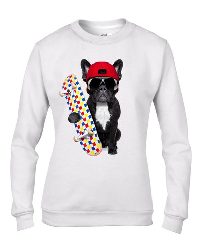 Bulldog francese skateboarder - francese,