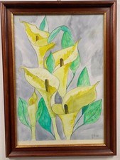 Calle con cornice, Galimberti - Quadro in acrilico disegnato a mano, 40x56