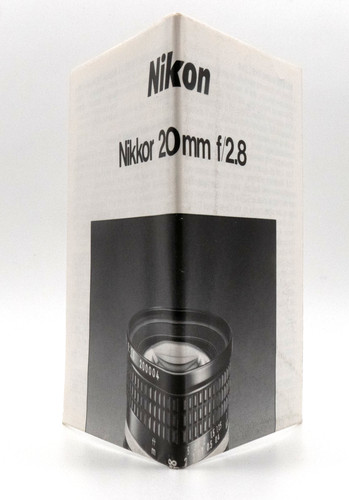 Nikon foglio uso - foglio, nikkor