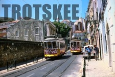 35mm Slide PORTUGAL Lisbon Lisboa Tram Strassenbahn 555 2002 Portuguese Original