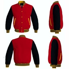 Bomber da baseball nero