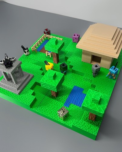 Diorama espositore minecraft - +,