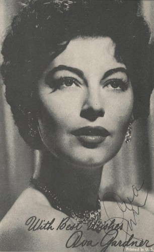Ava gardner cartolina - ava,