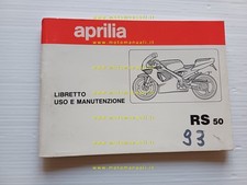 Aprilia RS 50 1992-93 manuale
