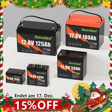 Batteria 12V 100ah 20ah 125ah