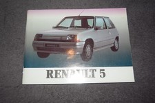 Manuale uso e manutenzione Renault R5 2ª generazione 1989 mai usato