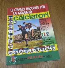 Panini album calciatori n. 8 La Gazzetta dello sport l'anastatica 1968 - 1969