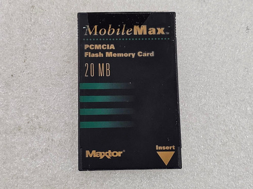 Maxtor mobile max - maxtor, pcmcia