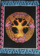 Arazzo albero celtico a