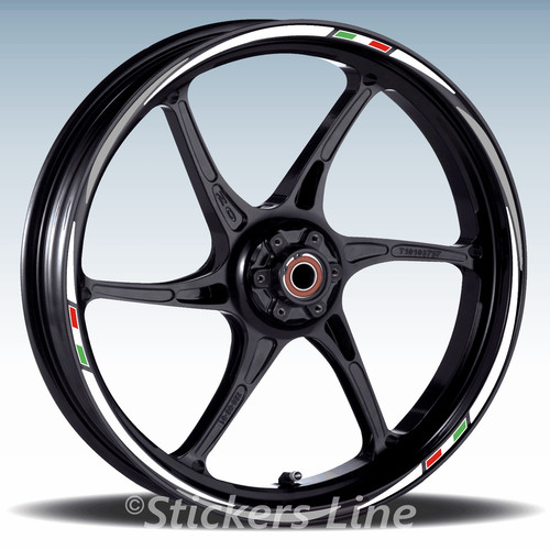 Adesivi ruote moto strisce