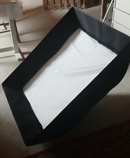 bank diffusore fotografia Aurora Softbox 100 X 100 arretrato argento  (ottimo)