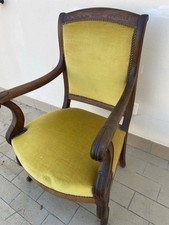Poltrona mogano epoca 800 - mogano,