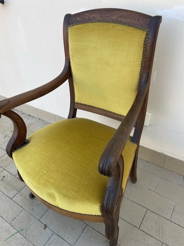 Poltrona mogano epoca - in, 800