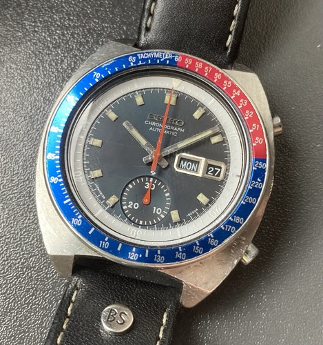 Seiko 6139 6002 blue - seiko, 6139-6002