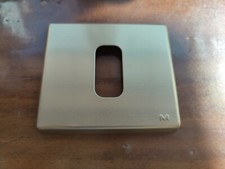 Placca in alluminio color oro