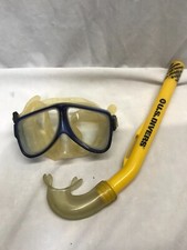 Gonna in silicone Sporasub US Divers immersioni subacquee snorkeling blu/giallo chiaro