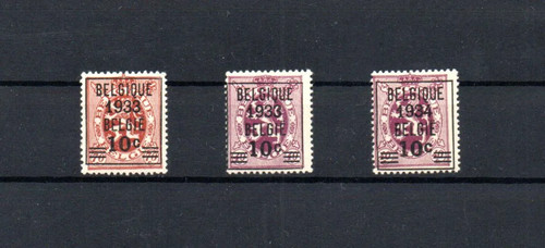 Belgio 1933 1934 serie - belgio,, 1933-1934: