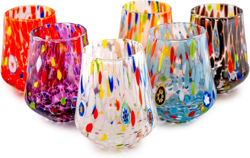 Bicchieri murano set - bicchieri,
