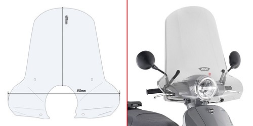 Givi solo parabrezza - givi,