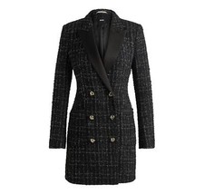 BOSS Abito Donna Stile Smoking In Tweed Scintillante Dansian 50524653  Nero