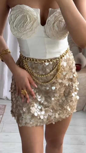 Zara minigonna corta con