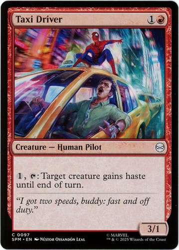Taxi driver 0097 marvel - driver, marvel's