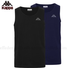 Canotta Uomo smanicato T-Shirt Kappa Sport Maglia Regular Fit casual