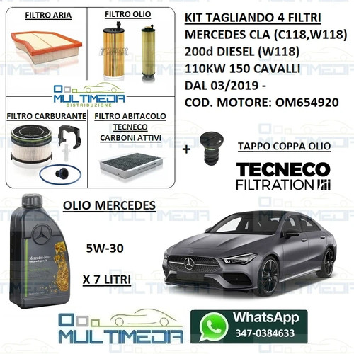 Kit tagliando filtri - tagliando, olio