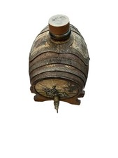 Botte Di Legno E Vetro Con L’immagine Di Un Cavaliere 25x20cm 