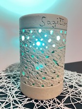 Lampada artigianale pietra