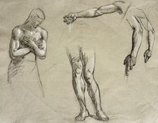 Dessin Ancien Pierre Noire