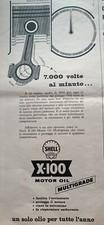 Pubblicita Vintage Shell X-100