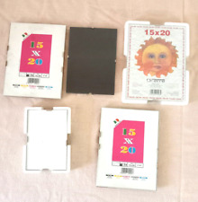 LOTTO CORNICI/PORTAFOTO A GIORNO N°5 SUGHERO E VETRO VARIE MISURE(s38)