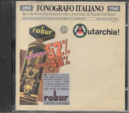 Fonografo italiano raro - -, cd