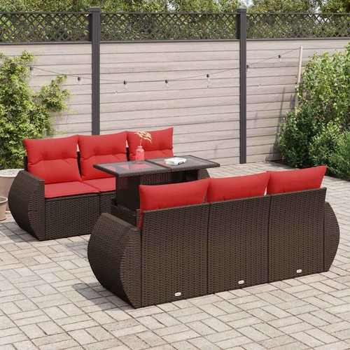 Set divani giardino 7pz - set, da
