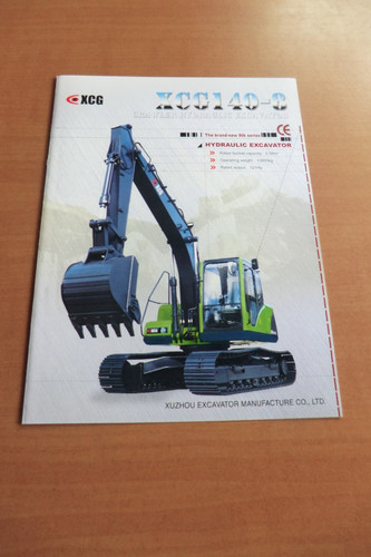Brochure xcg 140 escavatore - xcg, 140-8