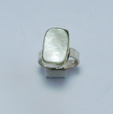 Anelli di perle Biwa placcati in argento 925 anelli di gioielli fatti a mano ...