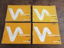 Honda CB125J CB125 J 1975-1977 4x OEM Parts list catalogue catalogo ricambi