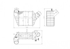 HART Intercooler Llk Radiatore