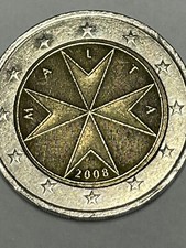 MONETA 2 EURO MALTA 2008 RARA