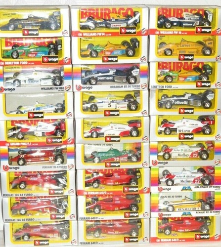 Collezione burago anni - burago, f1