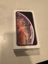 iPhone Xs Max Gold 64GB solo scatola originale confezione NO telefono